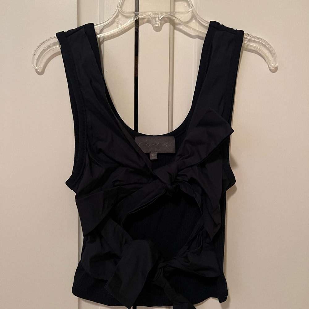 Anthropologie Sunday In Brooklyn bow tank top
